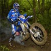 Motocross bike in the mud