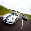 Speeding Porsche 911 GT3