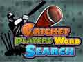Cricket Players Word Search